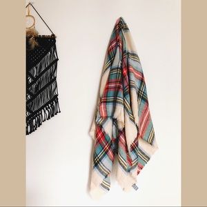 Aerie Plaid Blanket Scarf
